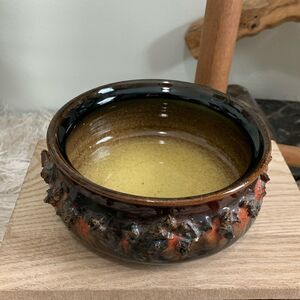 Vintage Small Funi Island Lava Bowl Made In Iceland